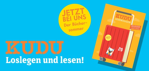 Man sieht das Cover des Lesemagazins KUDU